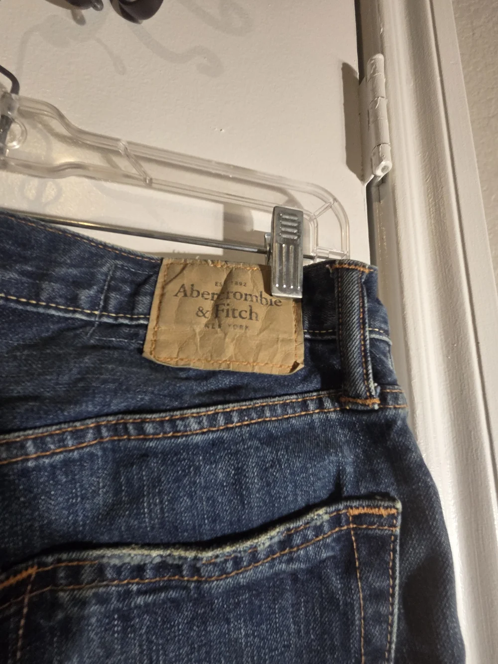 Abercrombie & Fitch Men's Slim Straight Blue Jeans